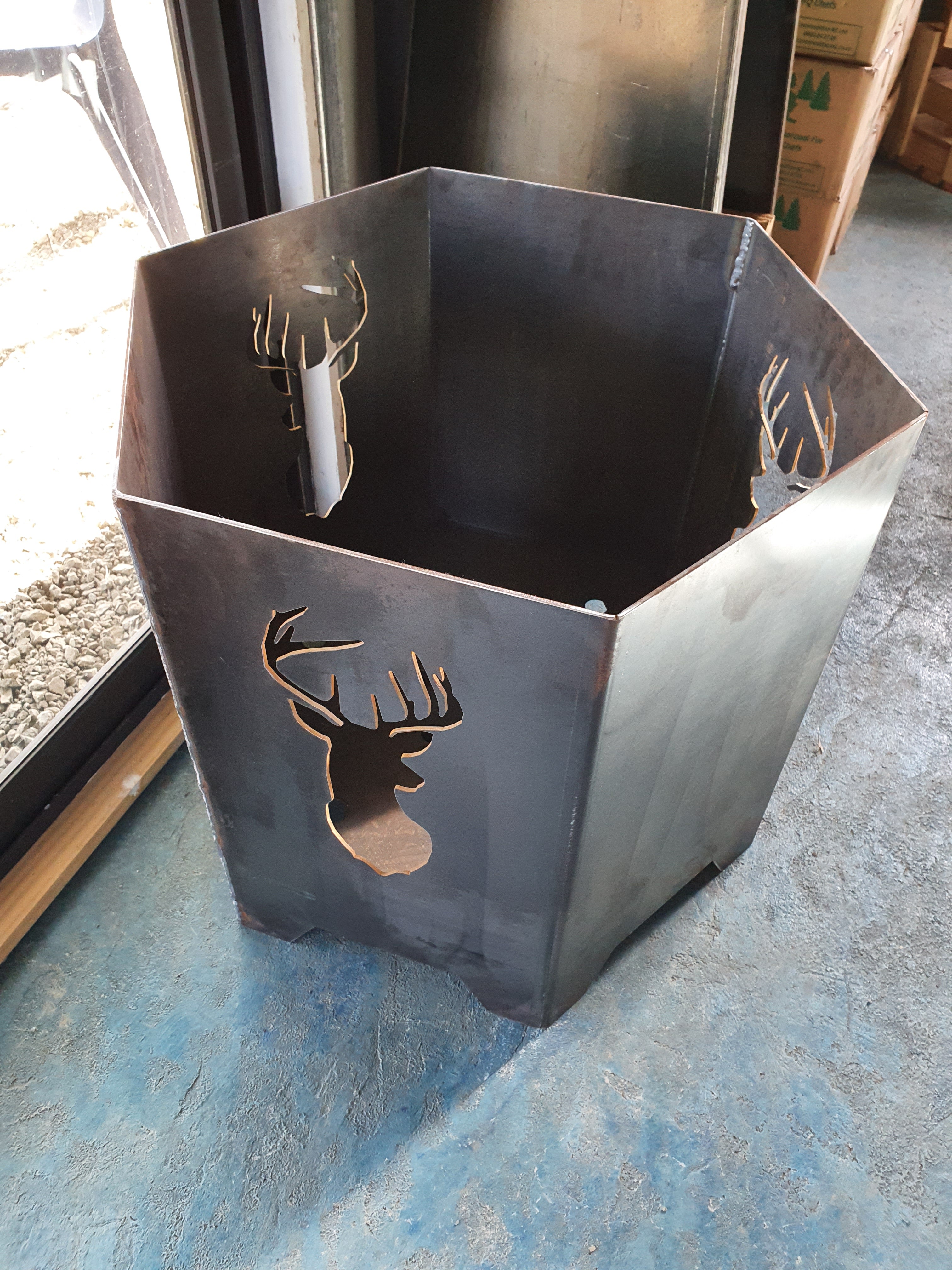 Custom Hexagon Braziers