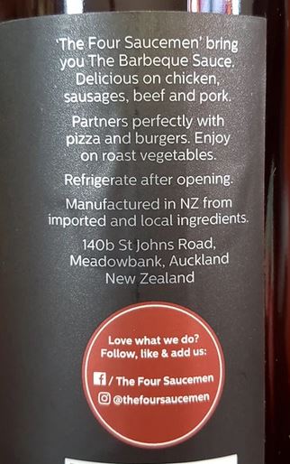 The Barbeque Sauce by The Four Sauceman